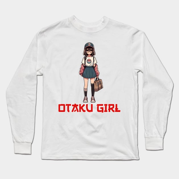 I am Otaku Long Sleeve T-Shirt by Rawlifegraphic